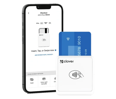 Clover Go: Connect wirelessly, paperless receipts, custom % for tips and multiple tax rates 